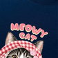 Áo Thun Relaxed Fit Meowy Cat Pink Plaid