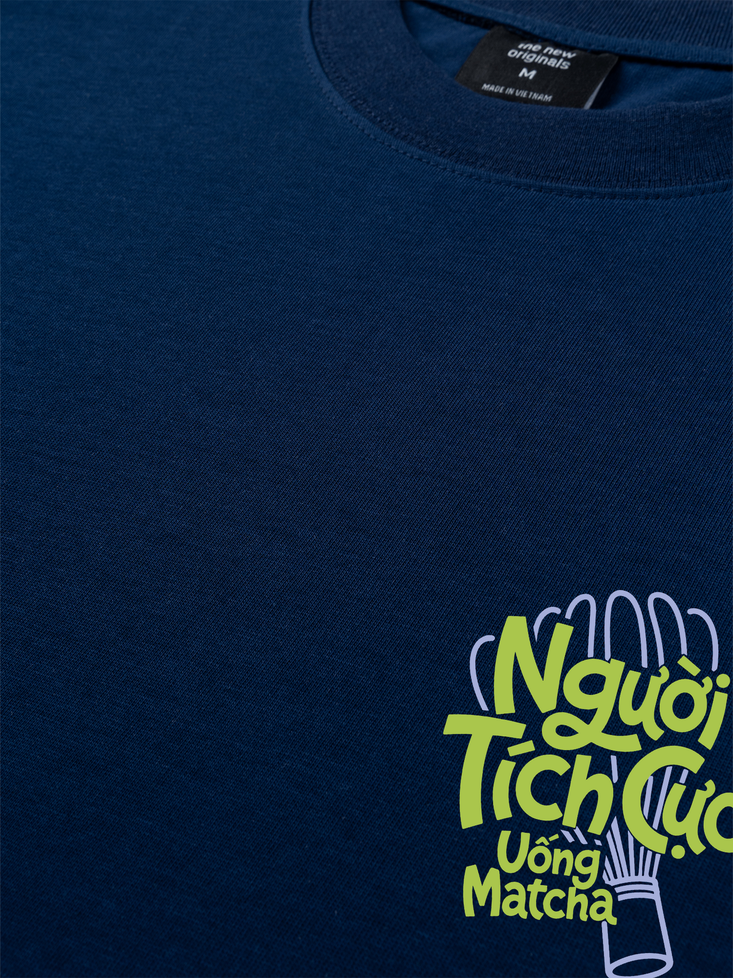 Áo Thun Relaxed Fit Người Tích Cực Uống Matcha