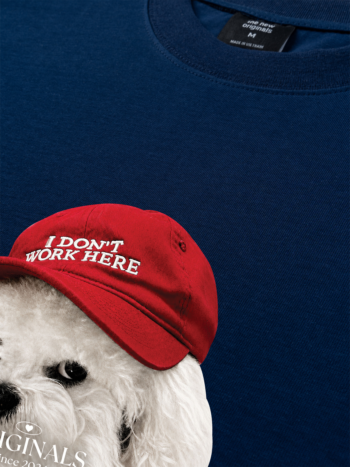 Áo Thun Relaxed Fit Puppy With Red Hat