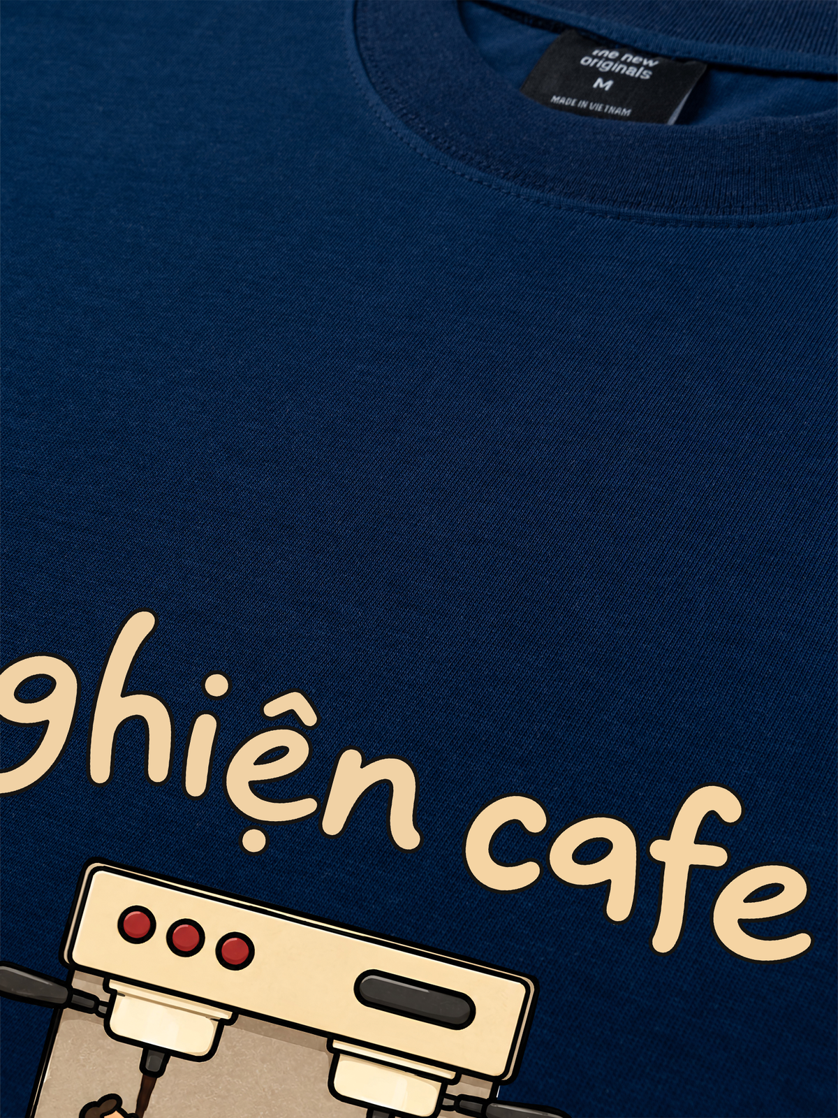 Áo Thun Relaxed Fit Nghiện Cafe