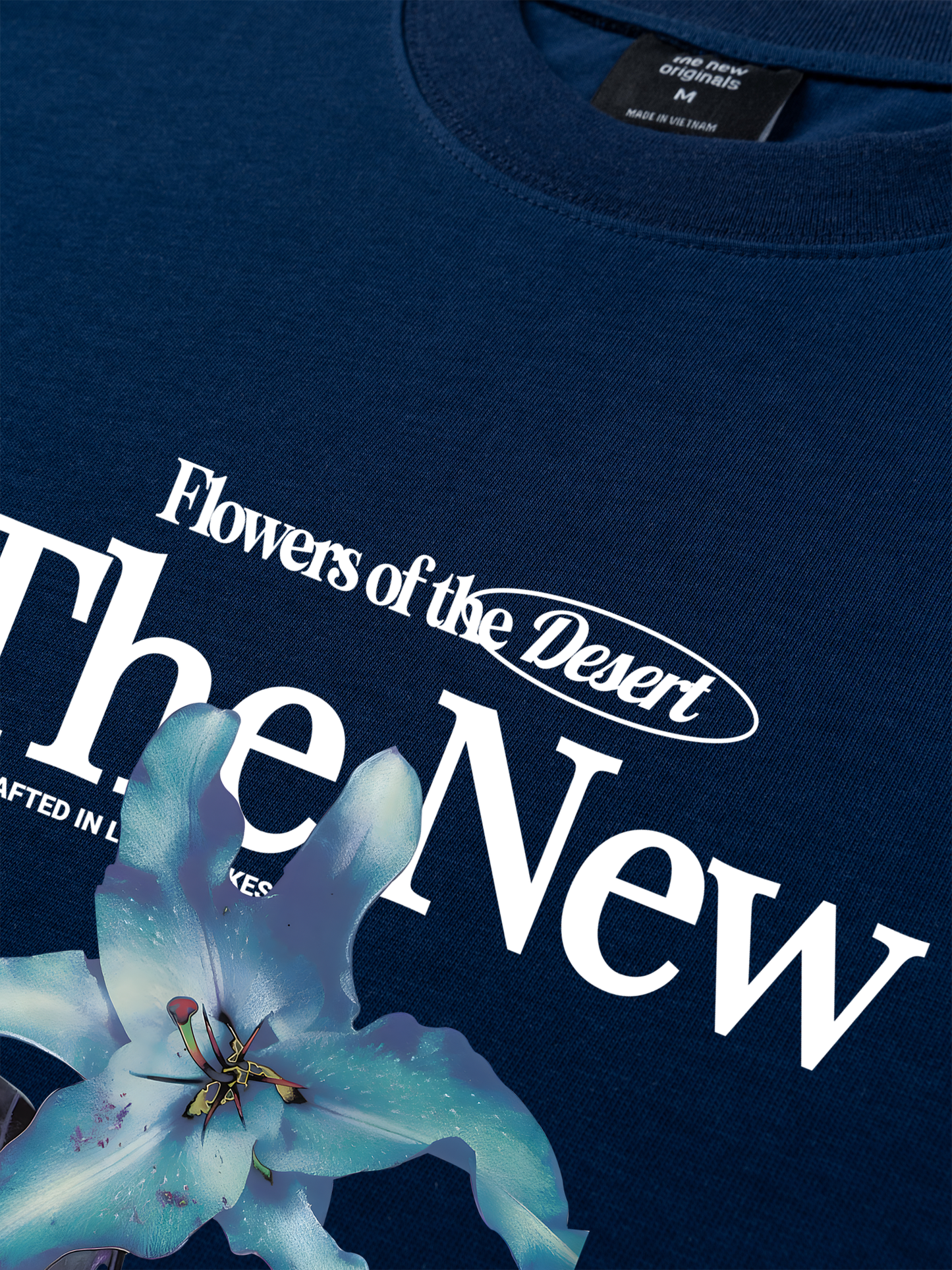 Áo Thun Relaxed Fit Summer Vibes Flower Of The Desert Blue