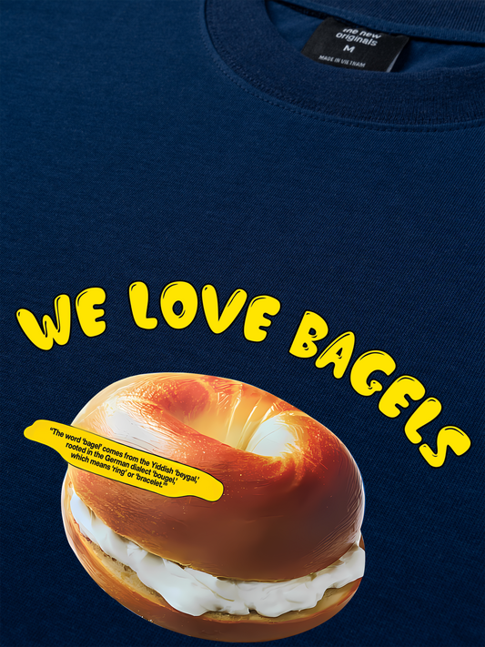 Áo Thun Relaxed Fit Sweet Pastry We Love Baggles