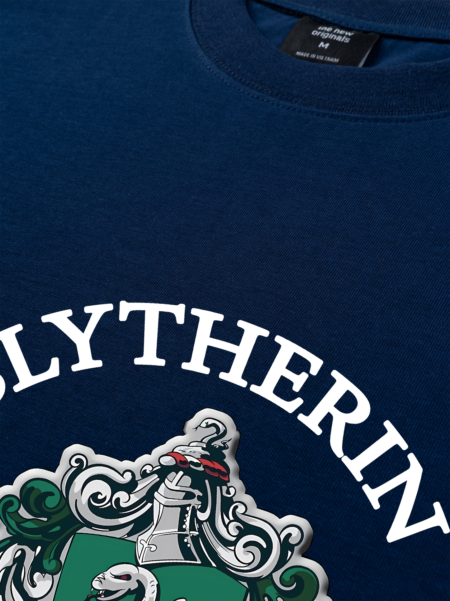 Áo Thun Relaxed Fit Harry Potter Slytherin Vintage
