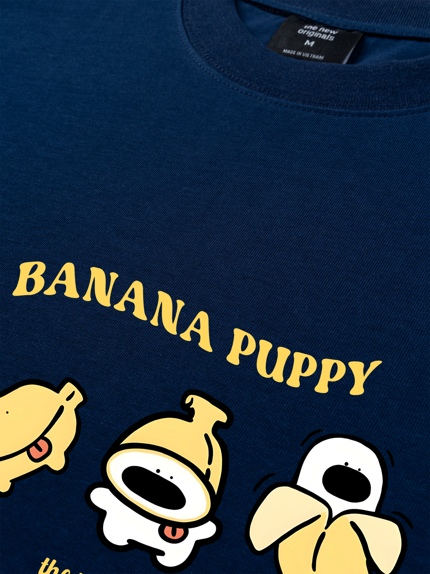 Áo Thun Relaxed Fit Banana Puppy