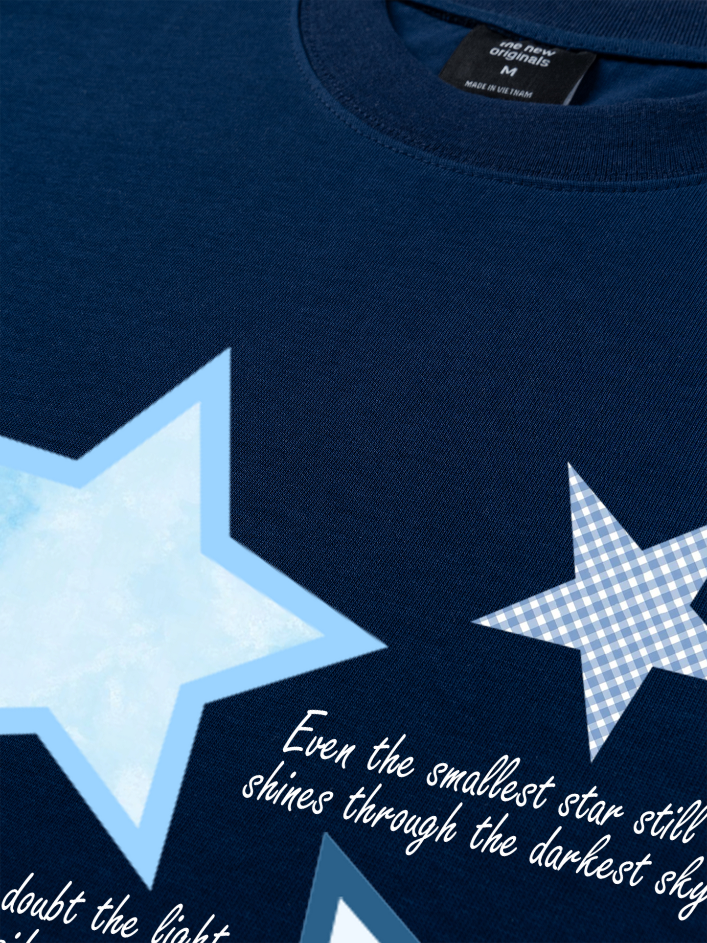 Áo Thun Relaxed Fit Daily Cuties Blue Star Mood