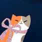 Áo Thun Relaxed Fit Daily Cuties Meow & Bow