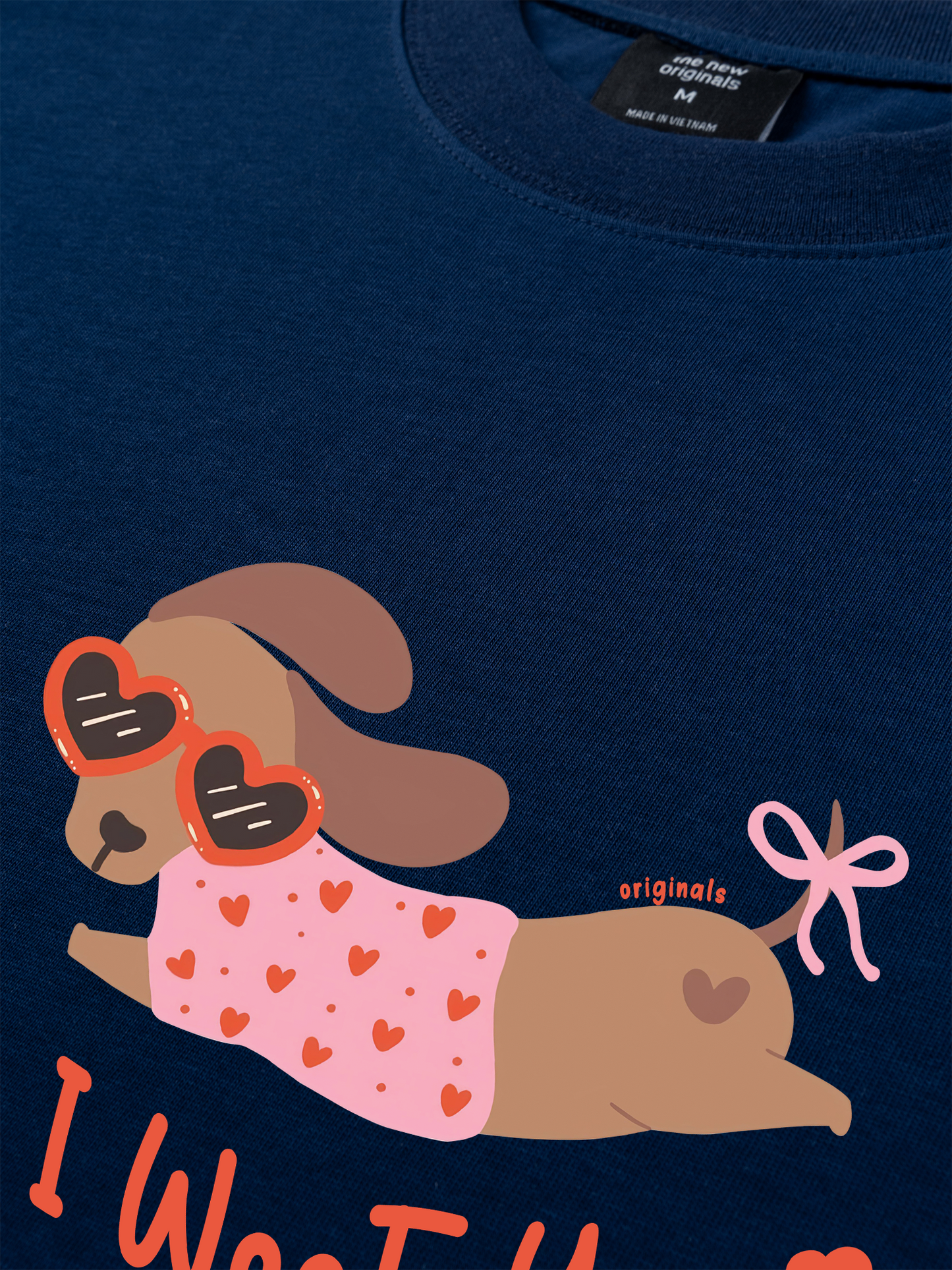 Áo Thun Relaxed Fit Animal Mood I Woof You