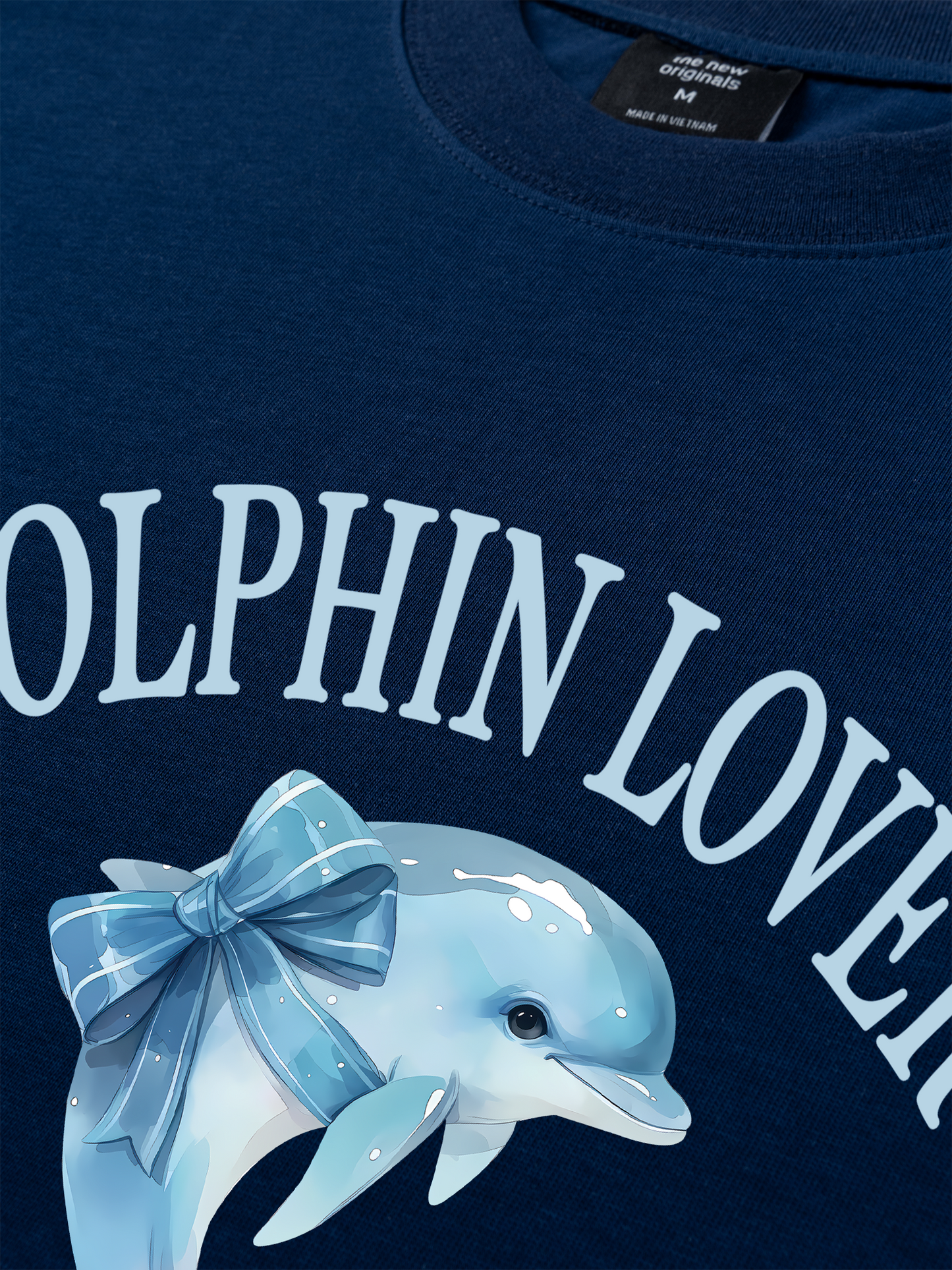 Áo Thun Relaxed Fit Ocean Dolphin Lover
