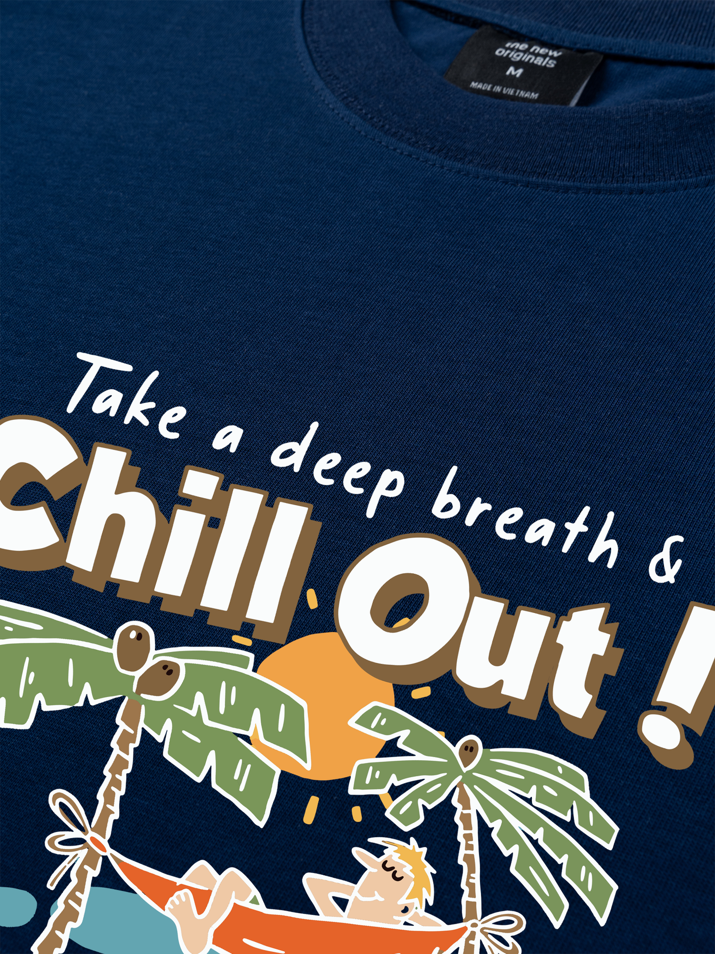 Áo Thun Relaxed Fit Summer Vibes Chill Out