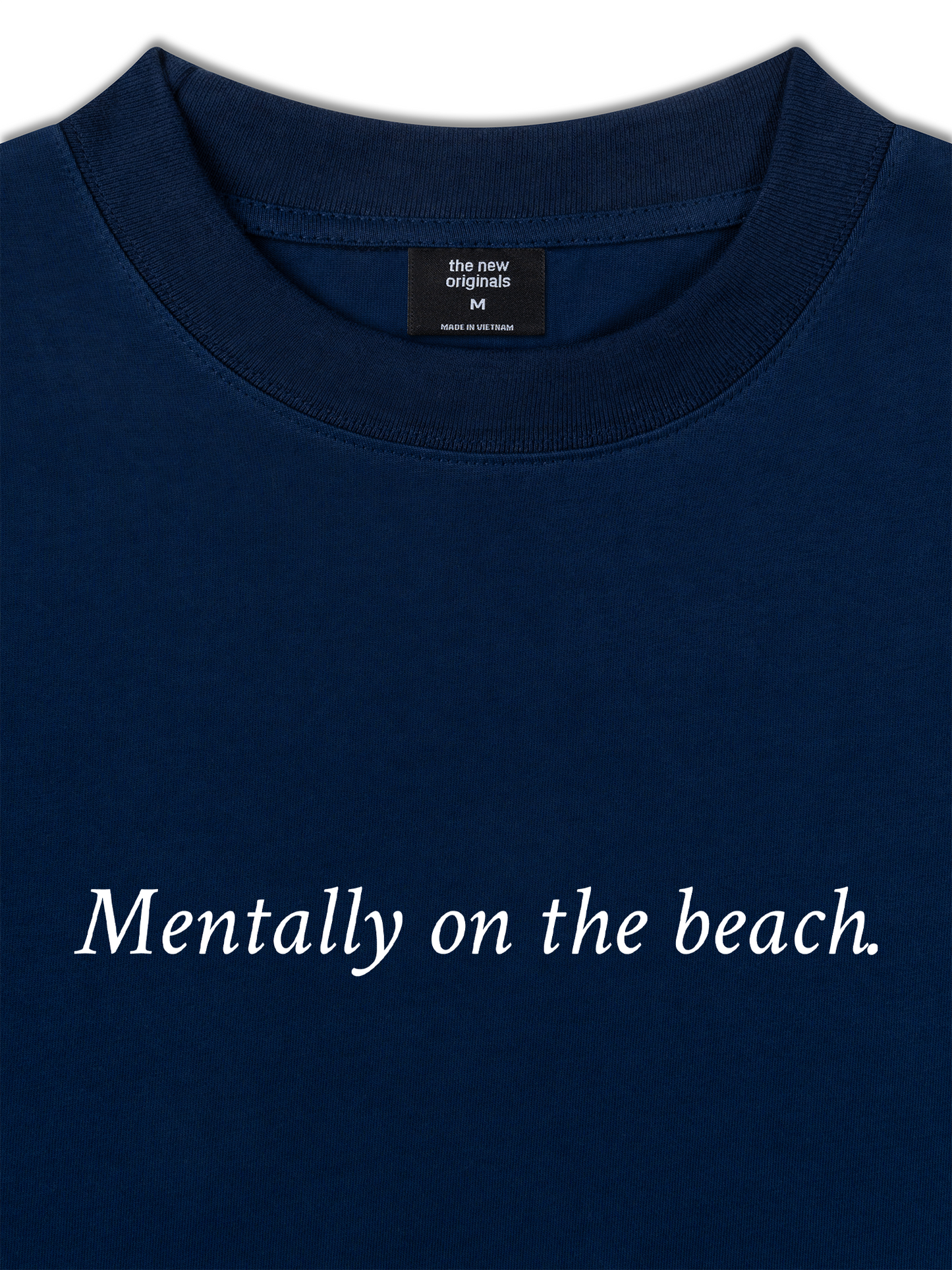 Áo Thun Relaxed Fit Mentally on the Beach