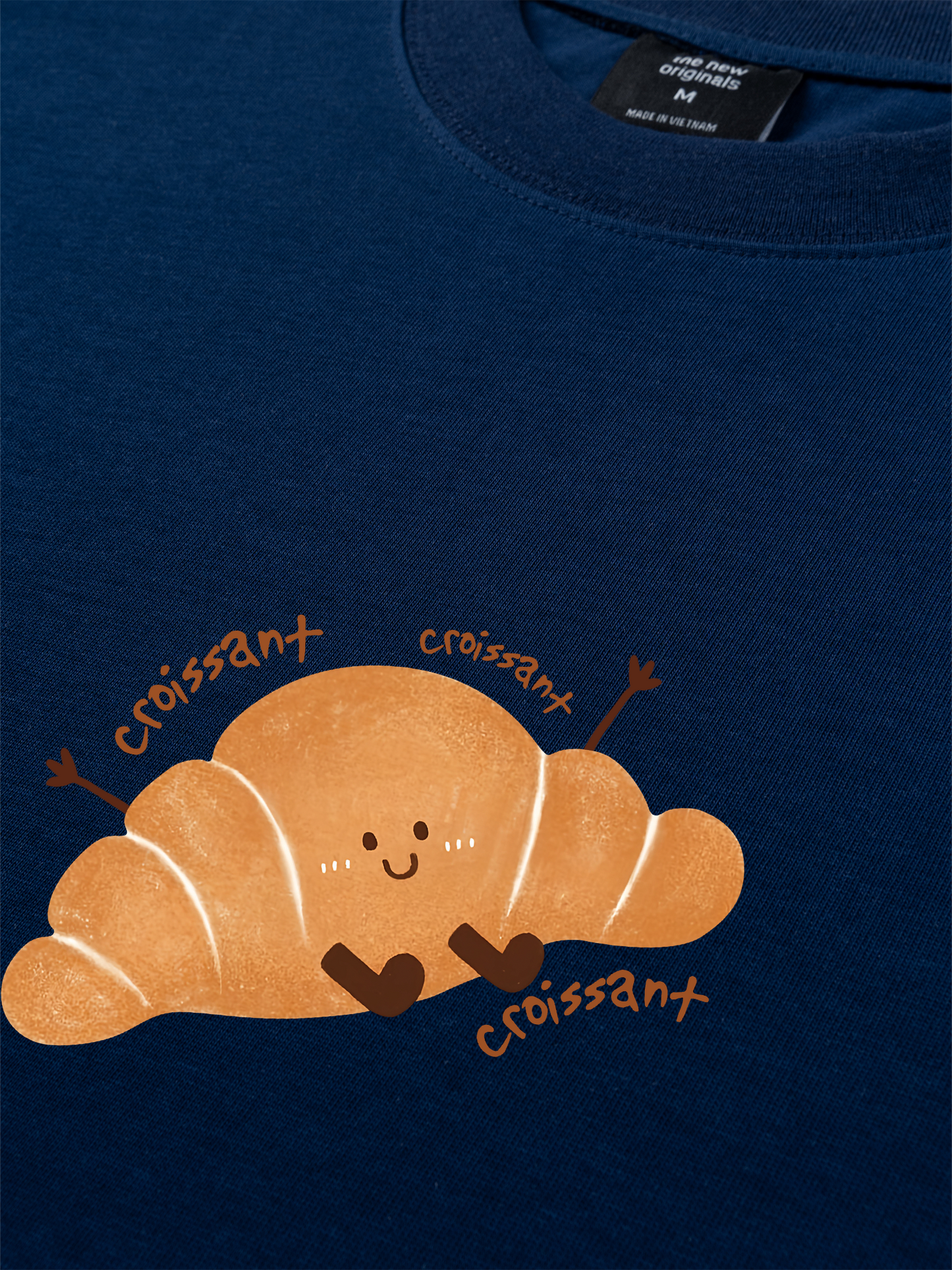 Áo Thun Relaxed Fit Happy Croissant