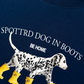 Áo Thun Relaxed Fit Animal Cute Puppy Yellow Boots