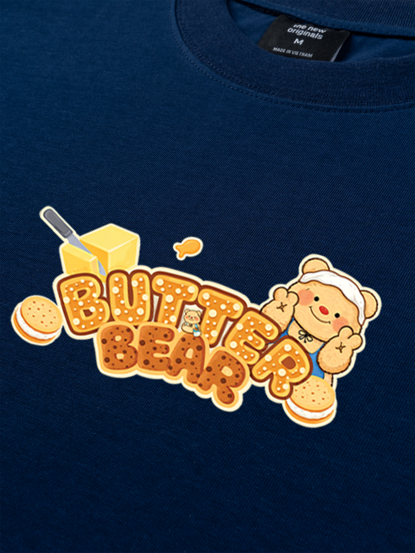 Áo Thun Relaxed Fit Teddy Land Butter Bear