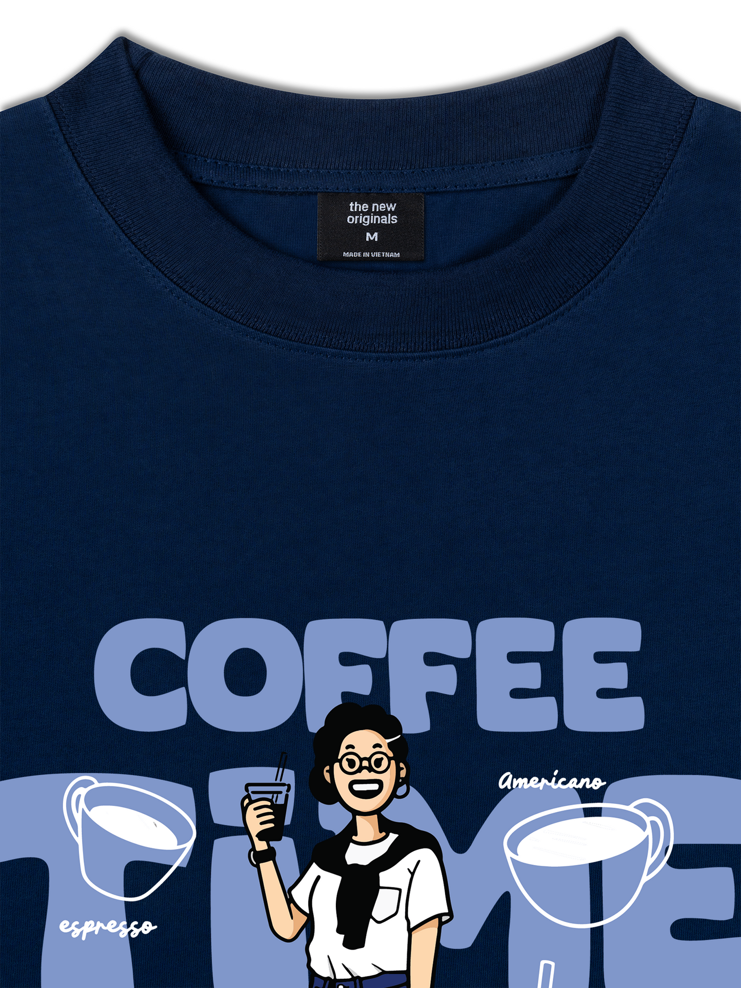 Áo Thun Relaxed Fit Coffee Time