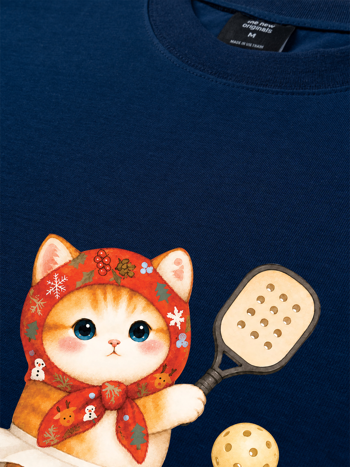 Áo Thun Relaxed Fit Pickleball Girl Meow