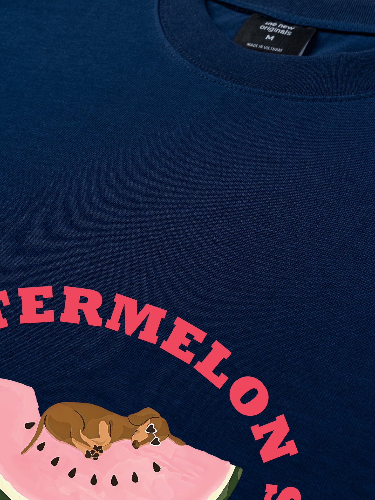Áo Thun Relaxed Fit Summer Vibes Fresh Watermelon Summer