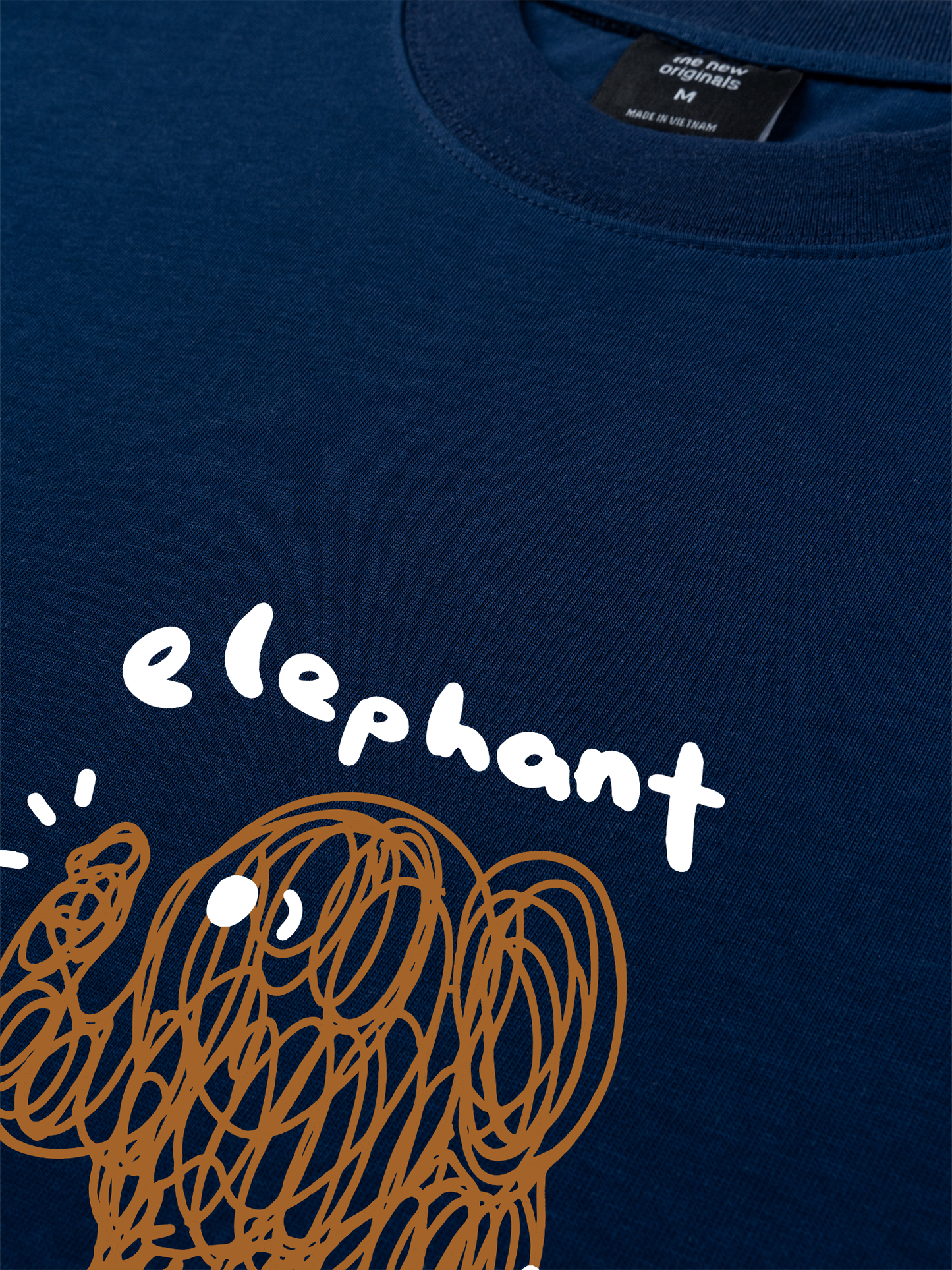 Áo Thun Relaxed Fit Cute Elephant