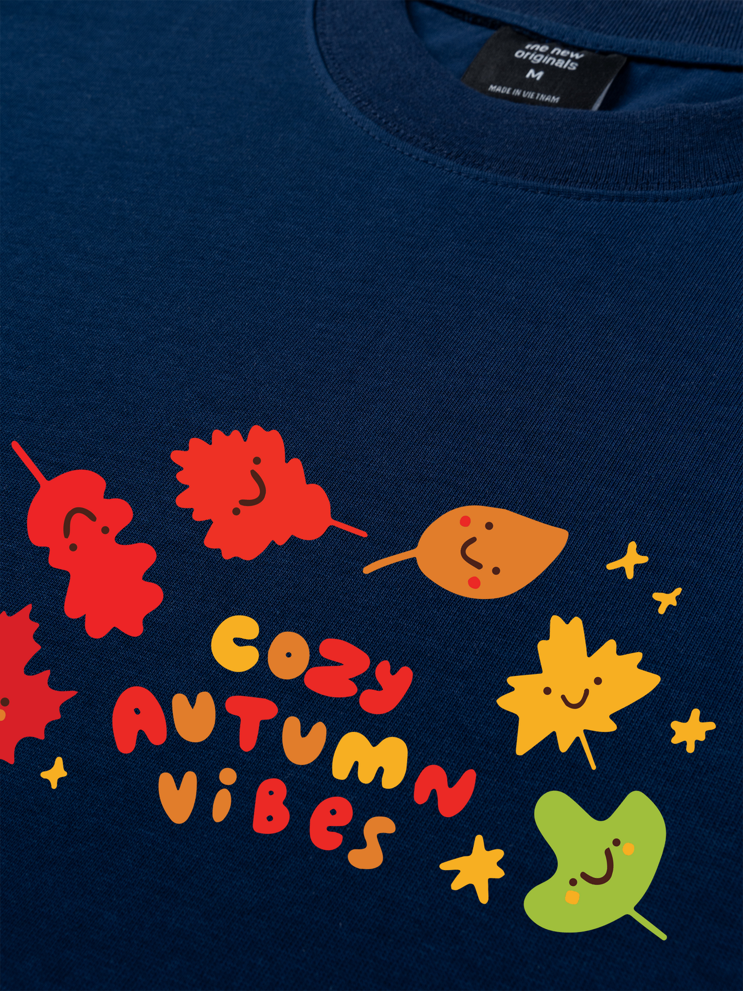 Áo Thun Relaxed Fit Autumn Cozy Autumn Vibes