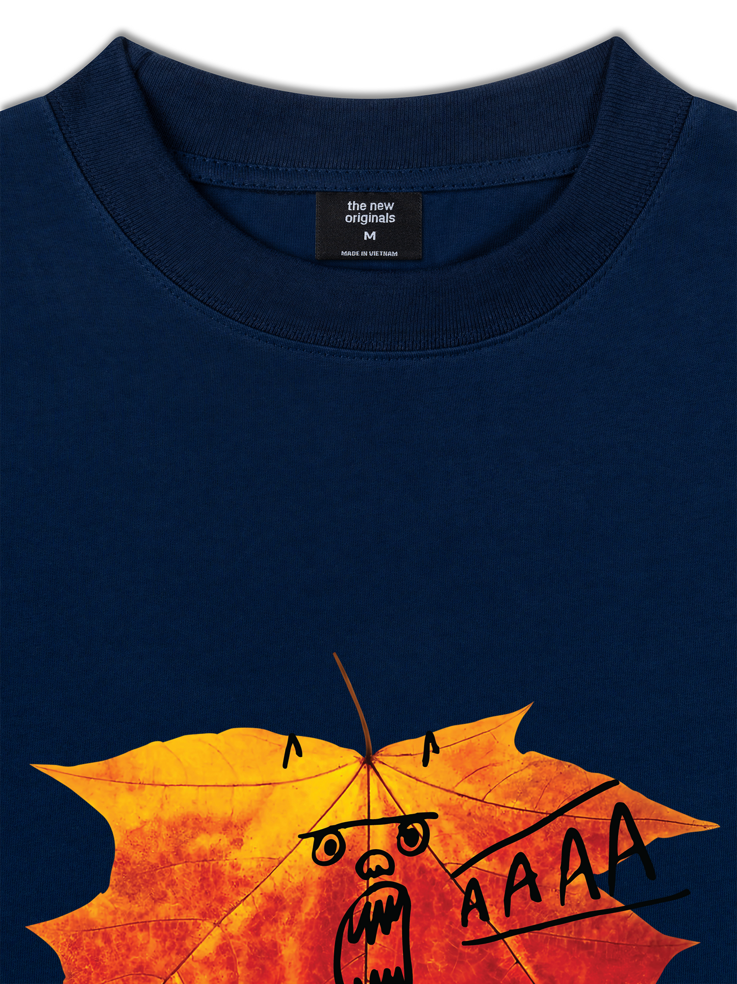 Áo Thun Relaxed Fit Autumn Vibes Maple Leaf