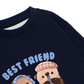 Áo Sweater Nỉ Hai Da Animal Best Friend Beaver