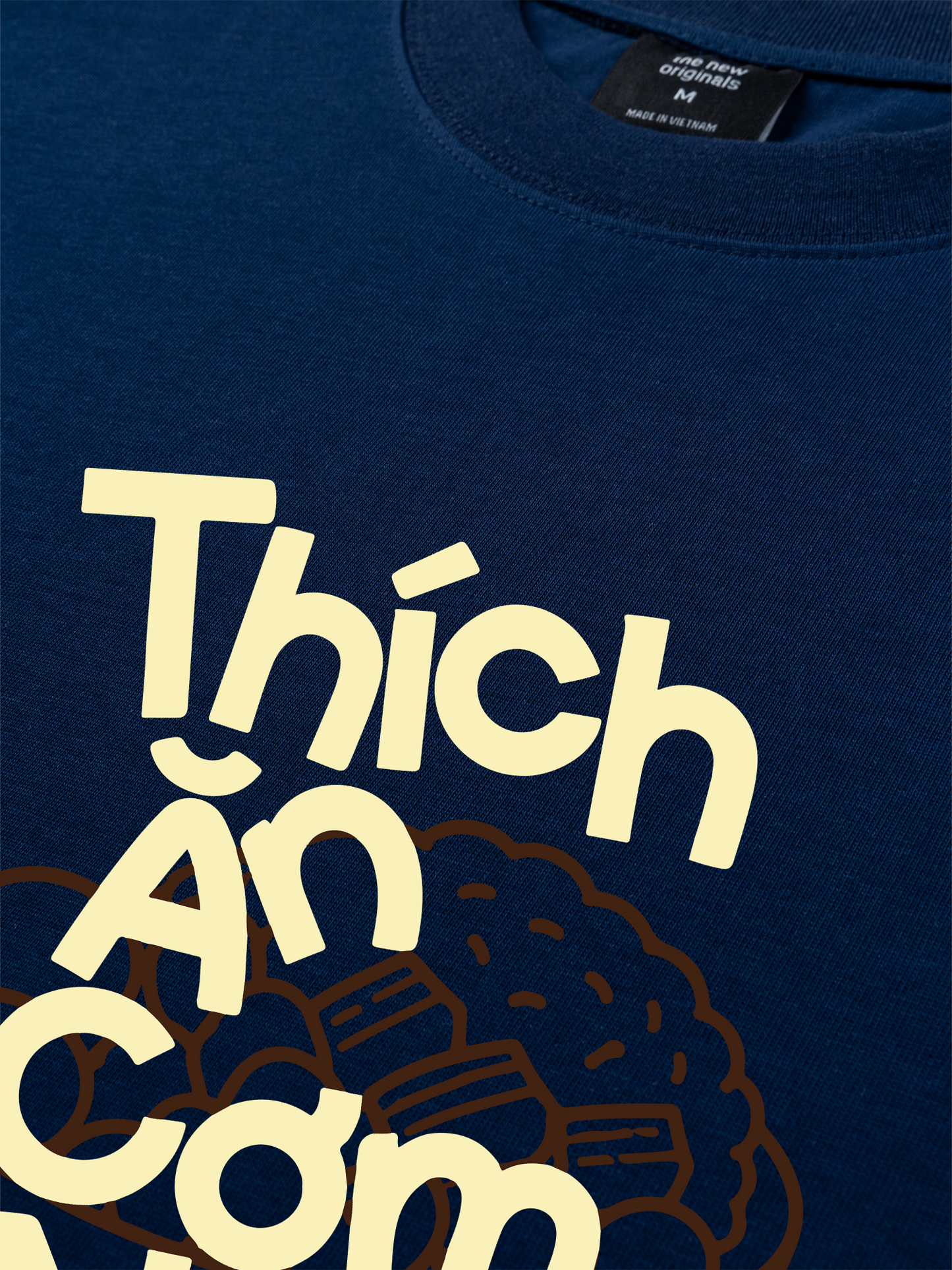 Áo Thun Relaxed Fit Thích Ăn Cơm Nhà