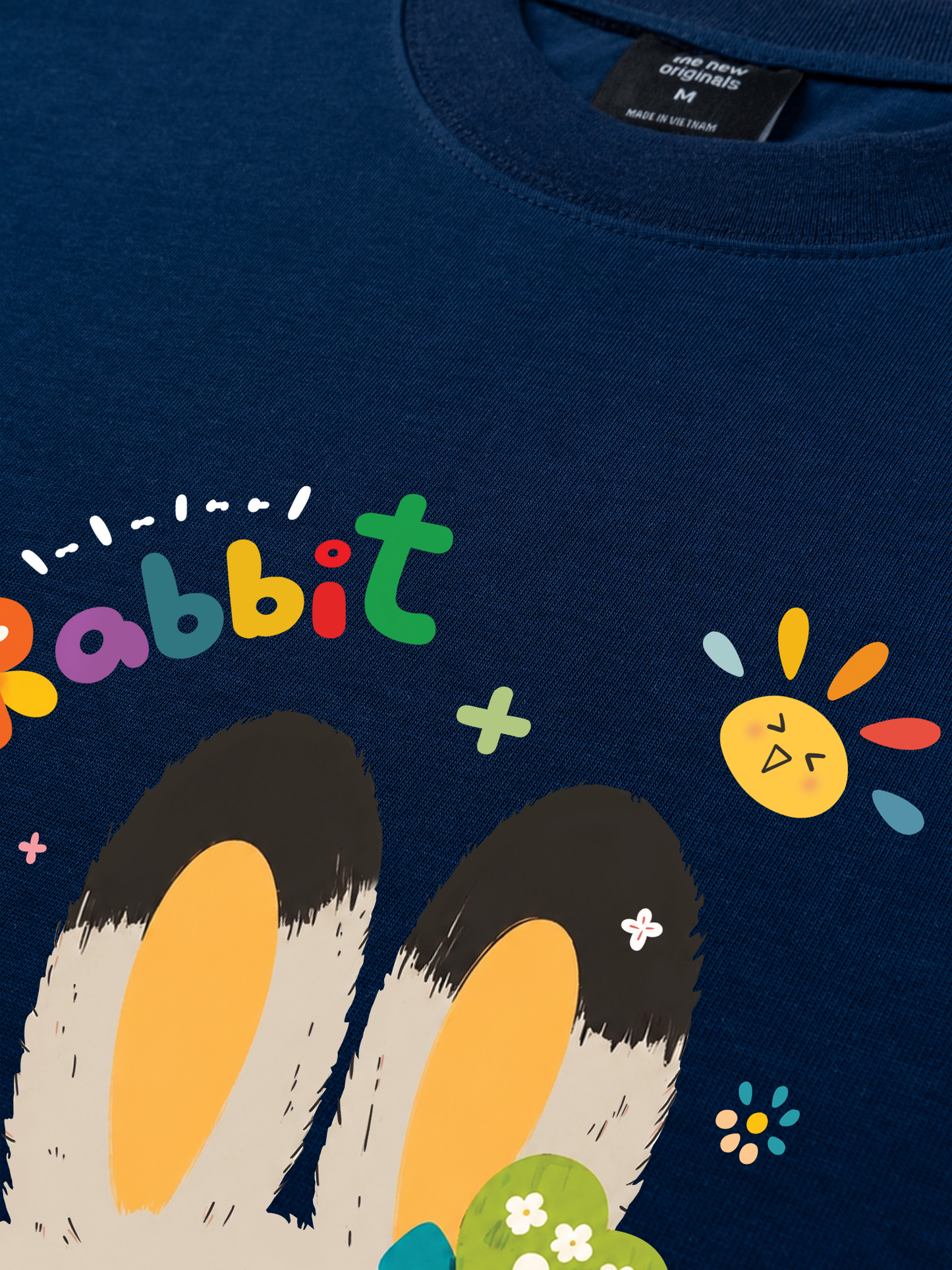 Áo Thun Relaxed Fit Rainbow Rabbit