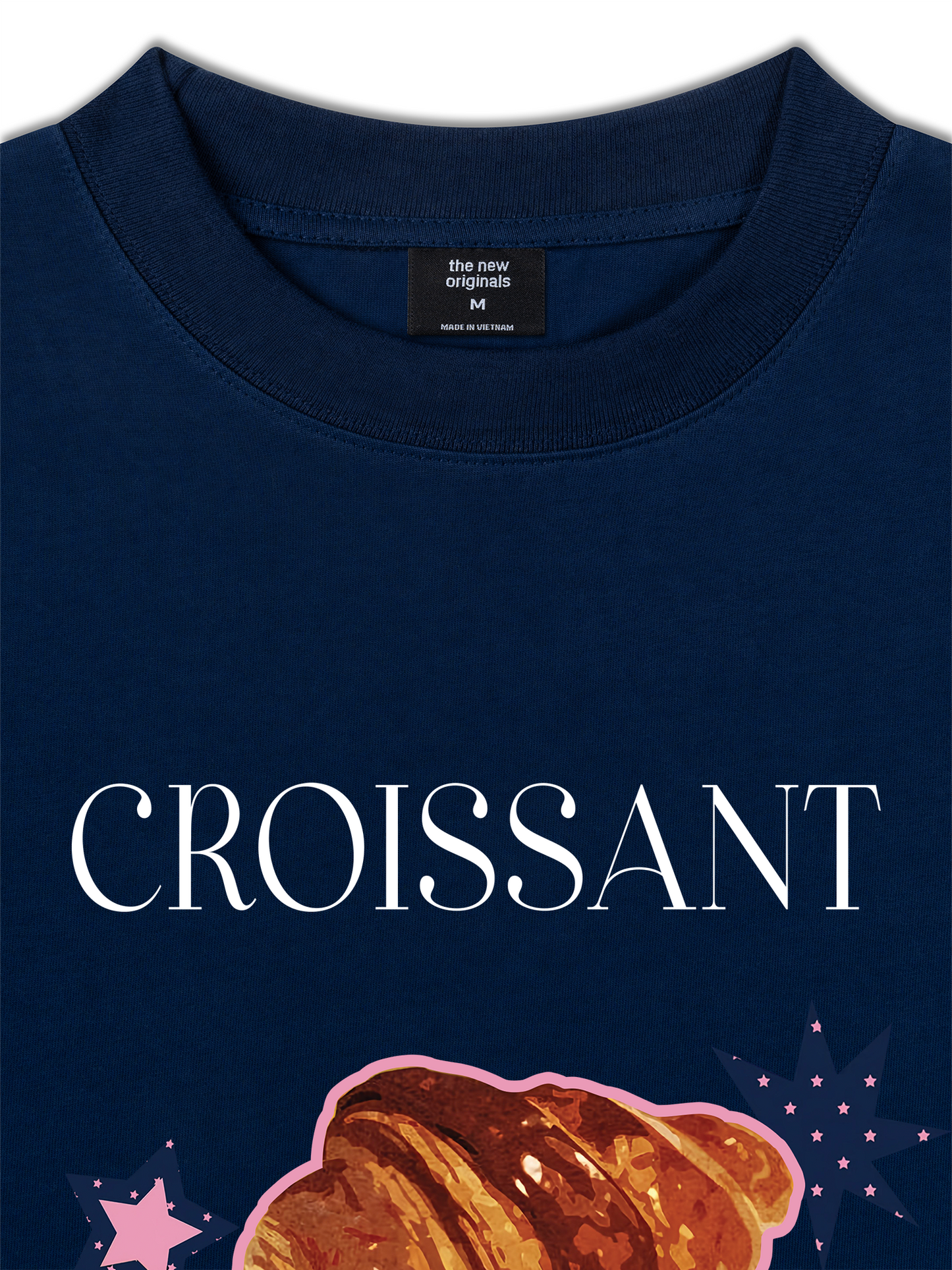 Áo Thun Relaxed Fit Croissant Y2K