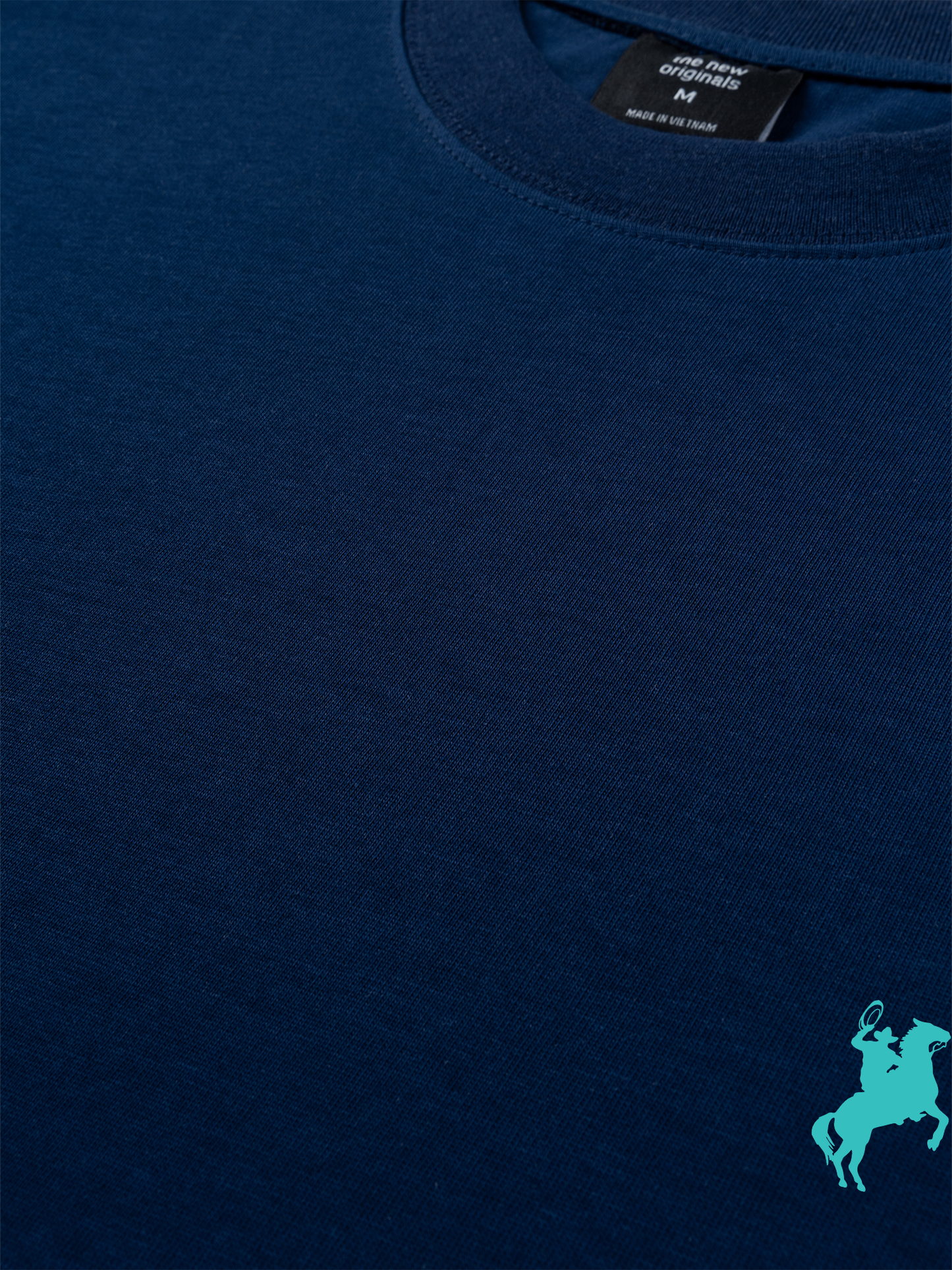 Áo Thun Relaxed Fit  Blue Tiffany Cowboy