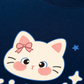 Áo Thun Relaxed Fit Blue Kitty