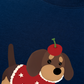 Áo Thun Relaxed Fit Animal Cute Puppy With Cherry