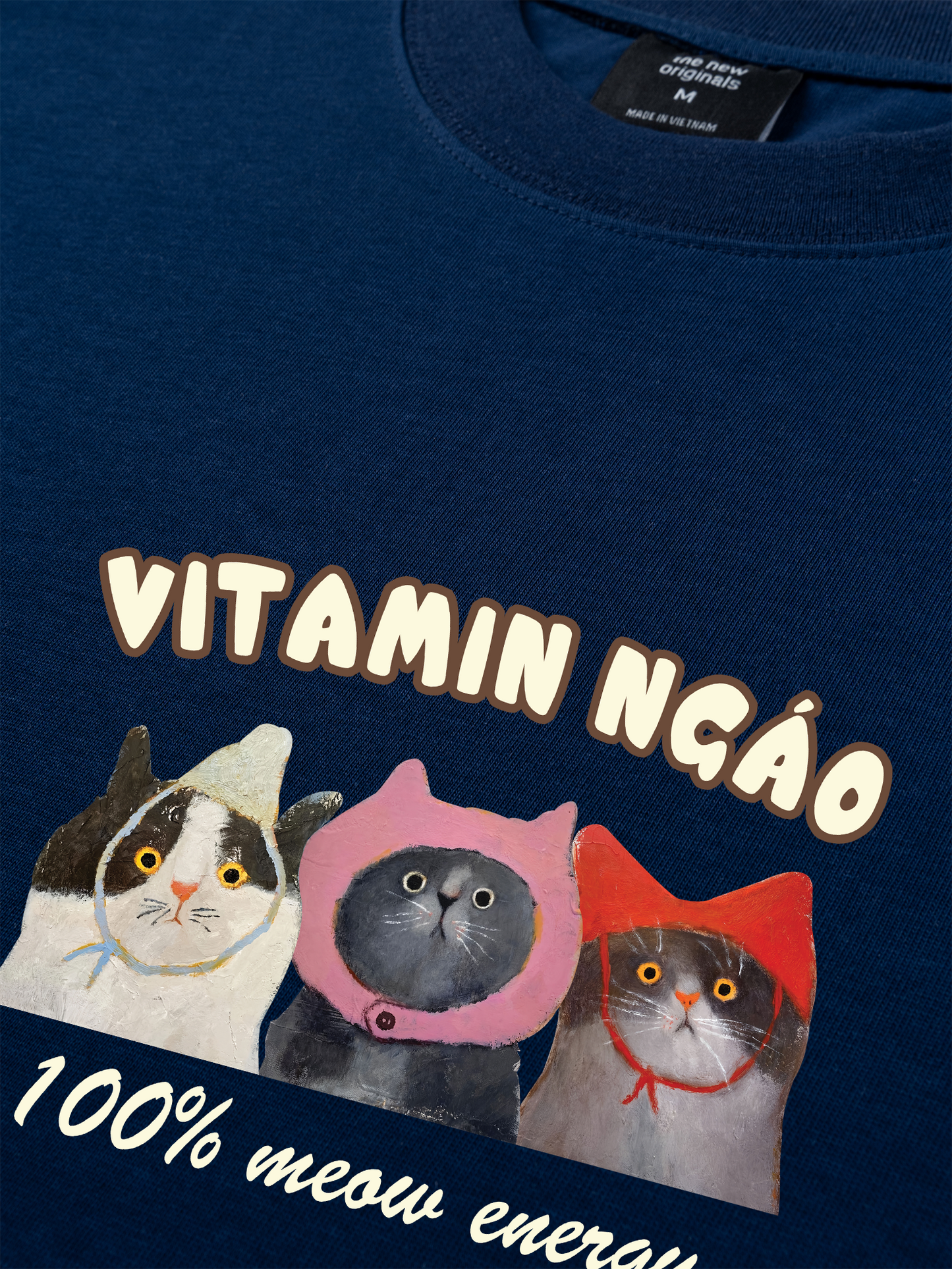 Áo Thun Relaxed Fit Vitamin Ngáo