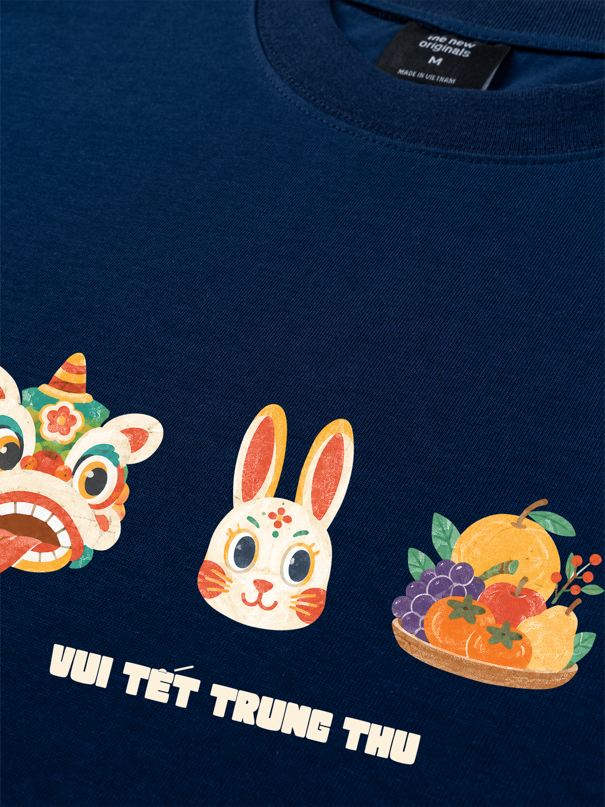 Áo Thun Relaxed Fit Vui Tết Trung Thu