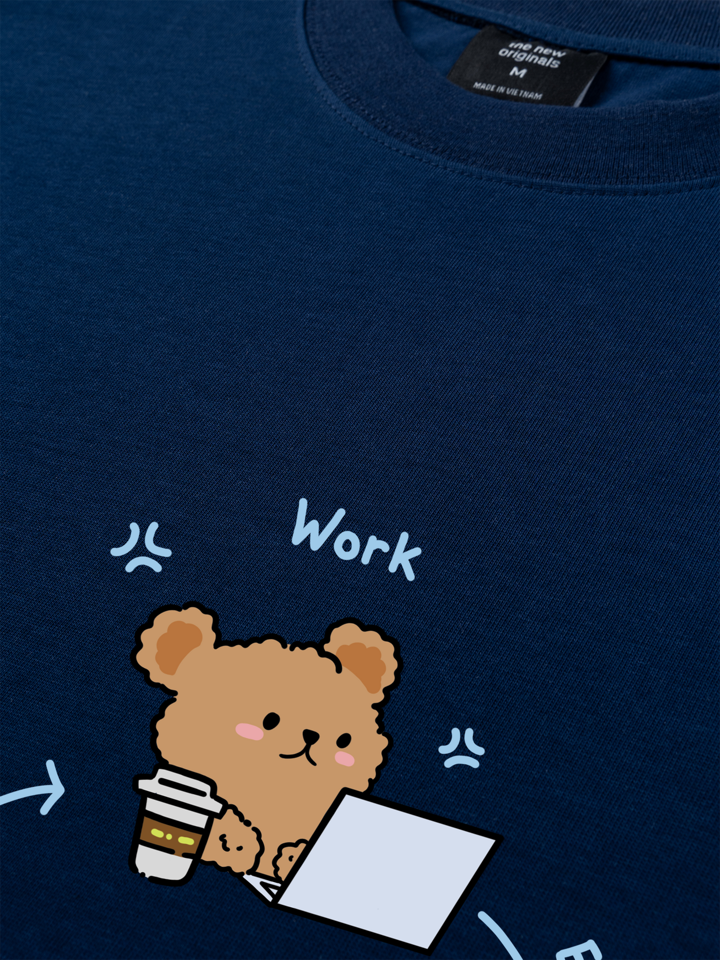 Áo Thun Relaxed Fit Teddy Land My Work Day