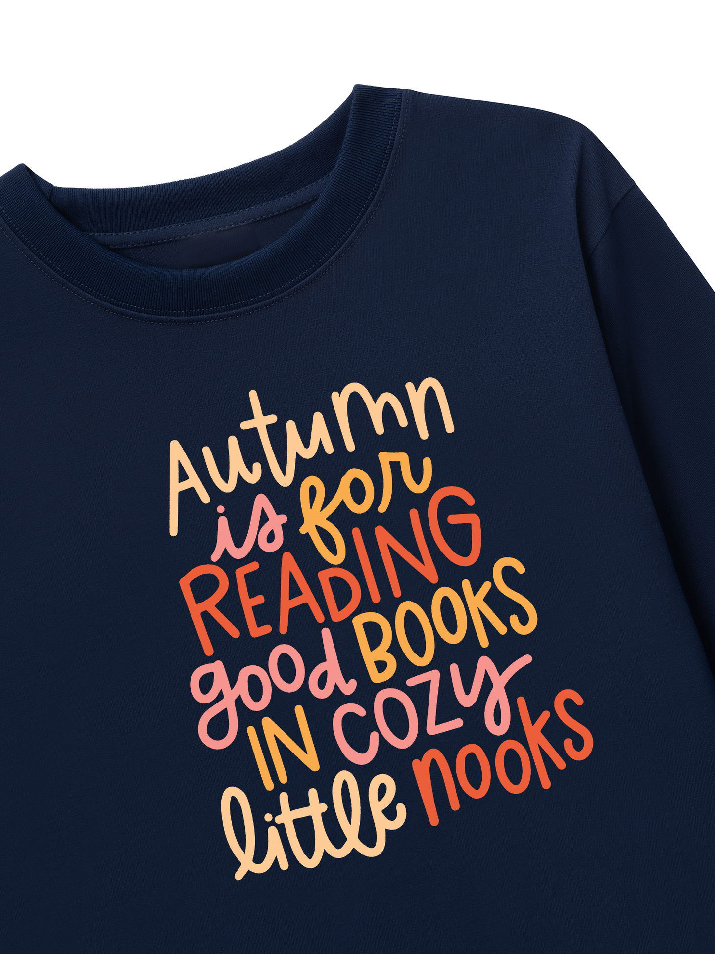 Áo Thun Dài Tay Autumn is For Reading Good Books