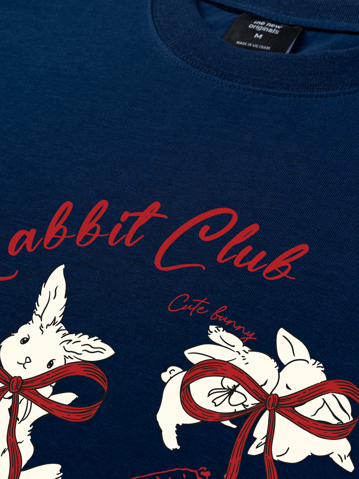 Áo Thun Relaxed Fit Rabbit Club
