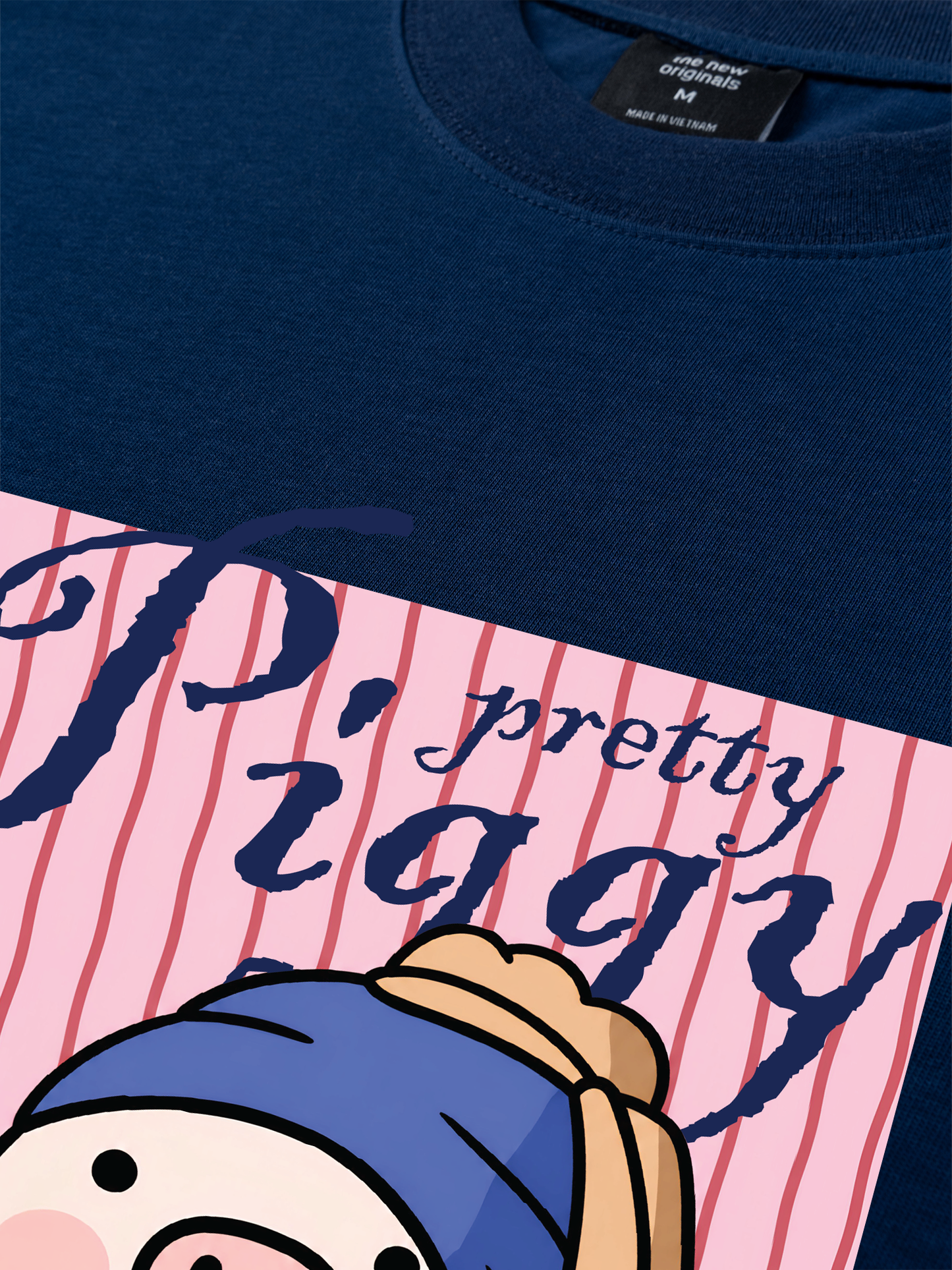 Áo Thun Relaxed Fit Pretty Piggy