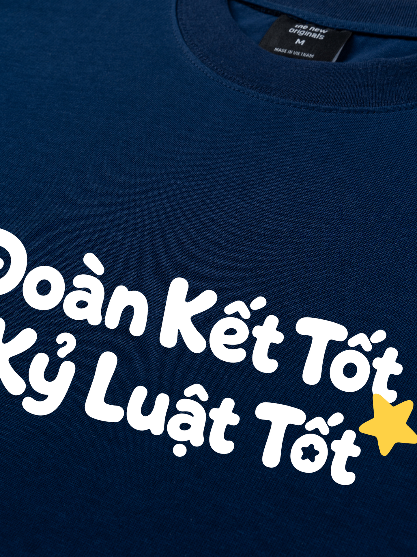 Áo Thun Relaxed Fit Đoàn Kết Tốt, Kỷ Luật Tốt
