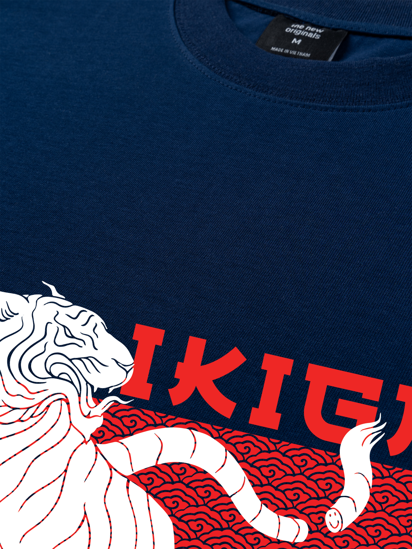 Áo Thun Relaxed Fit Japan Spirit Ikigai Tiger Originals