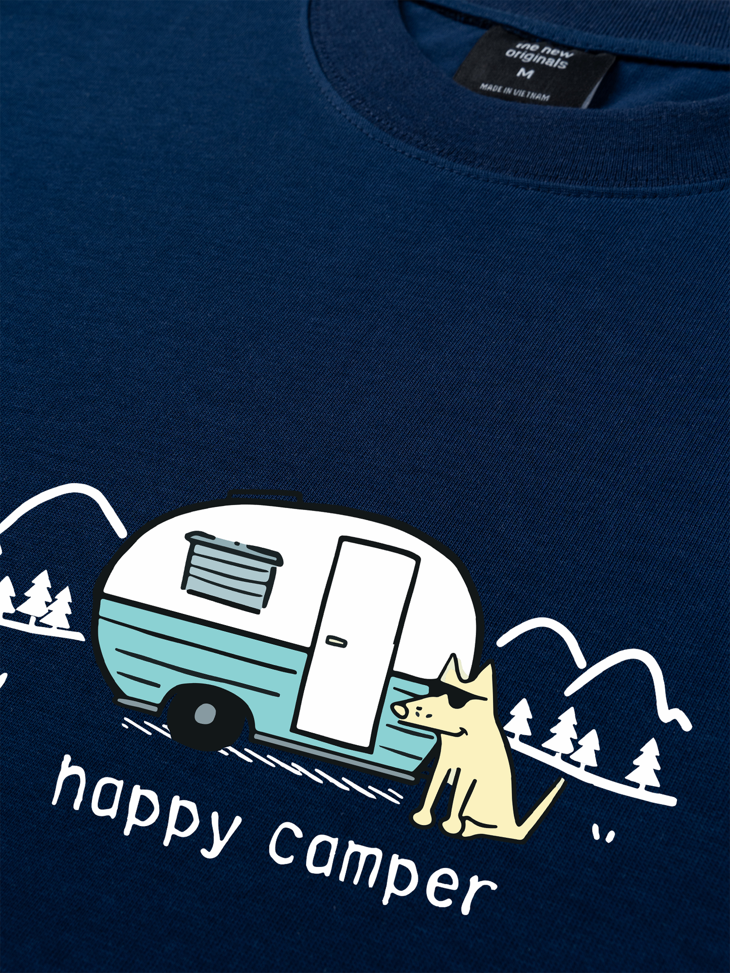 Áo Thun Relaxed Fit Go Outside Happy Camper