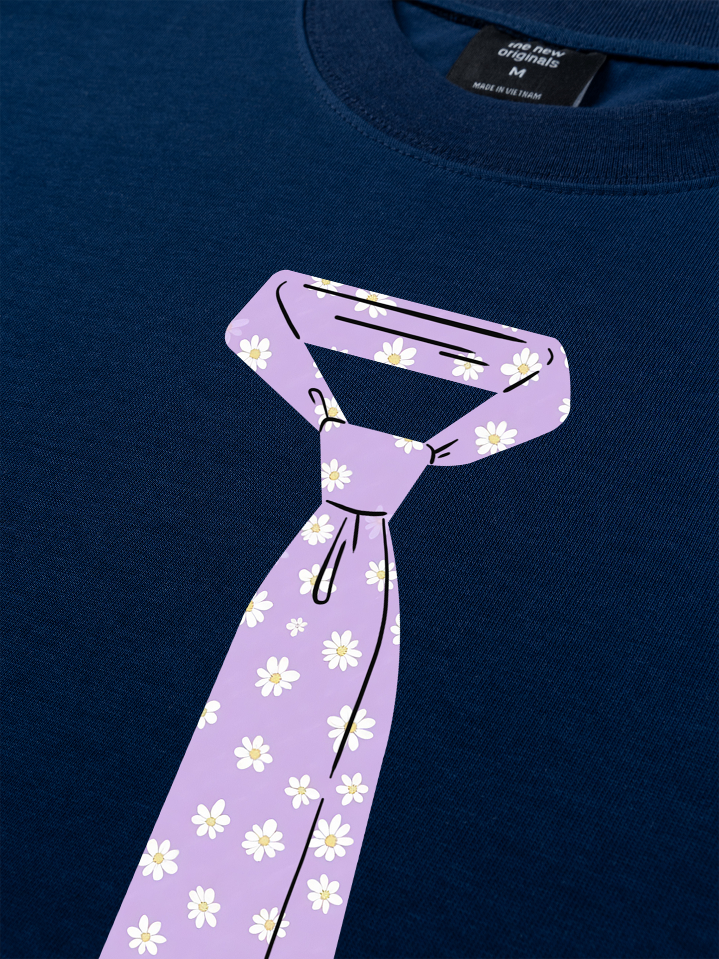 Áo Thun Relaxed Fit Daily Cuties Purple Tie