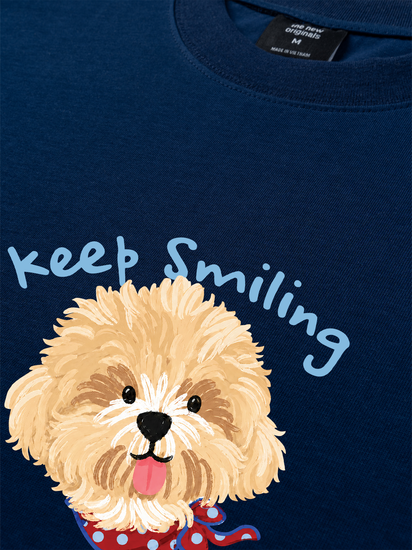 Áo Thun Relaxed Fit Keep Smiling