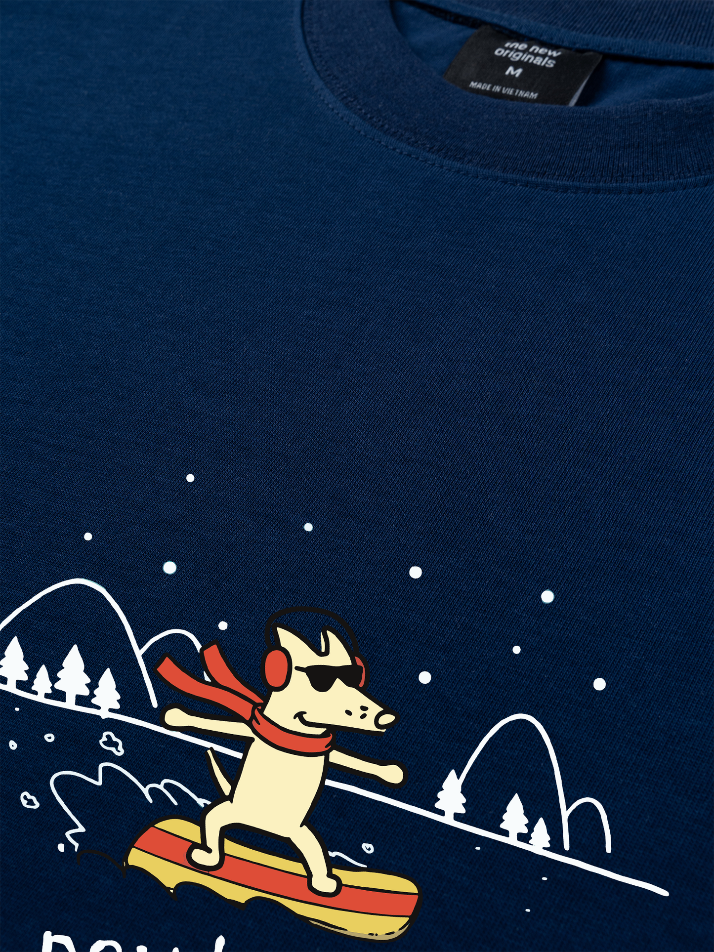 Áo Thun Relaxed Fit Go Outside Powder Pup