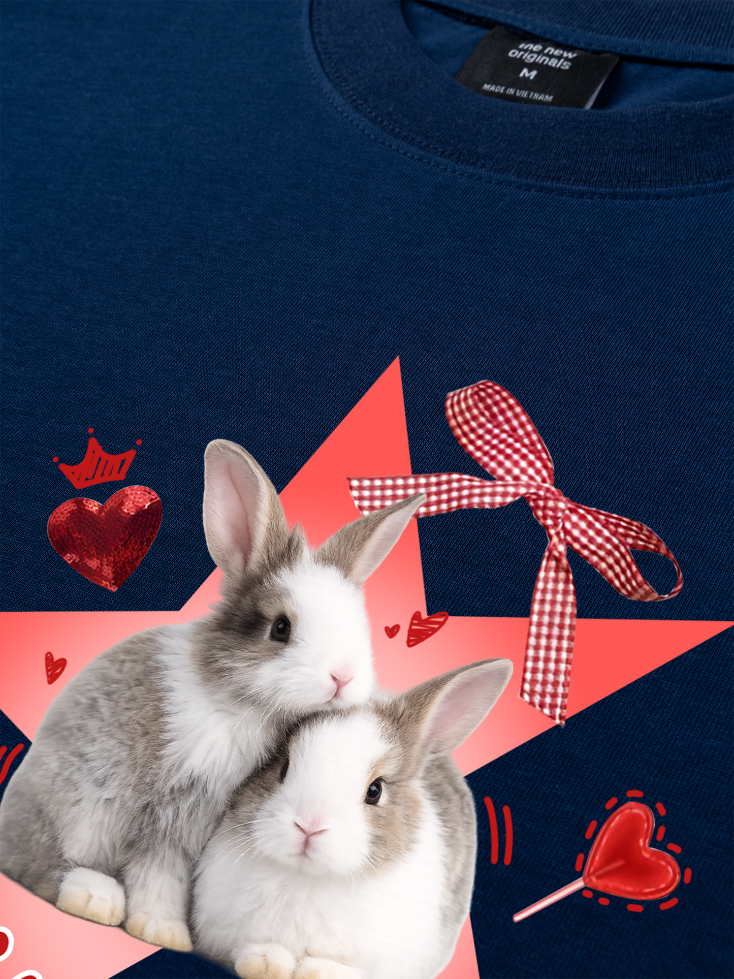 Áo Thun Relaxed Fit Daily Cuties Bunny Love Club