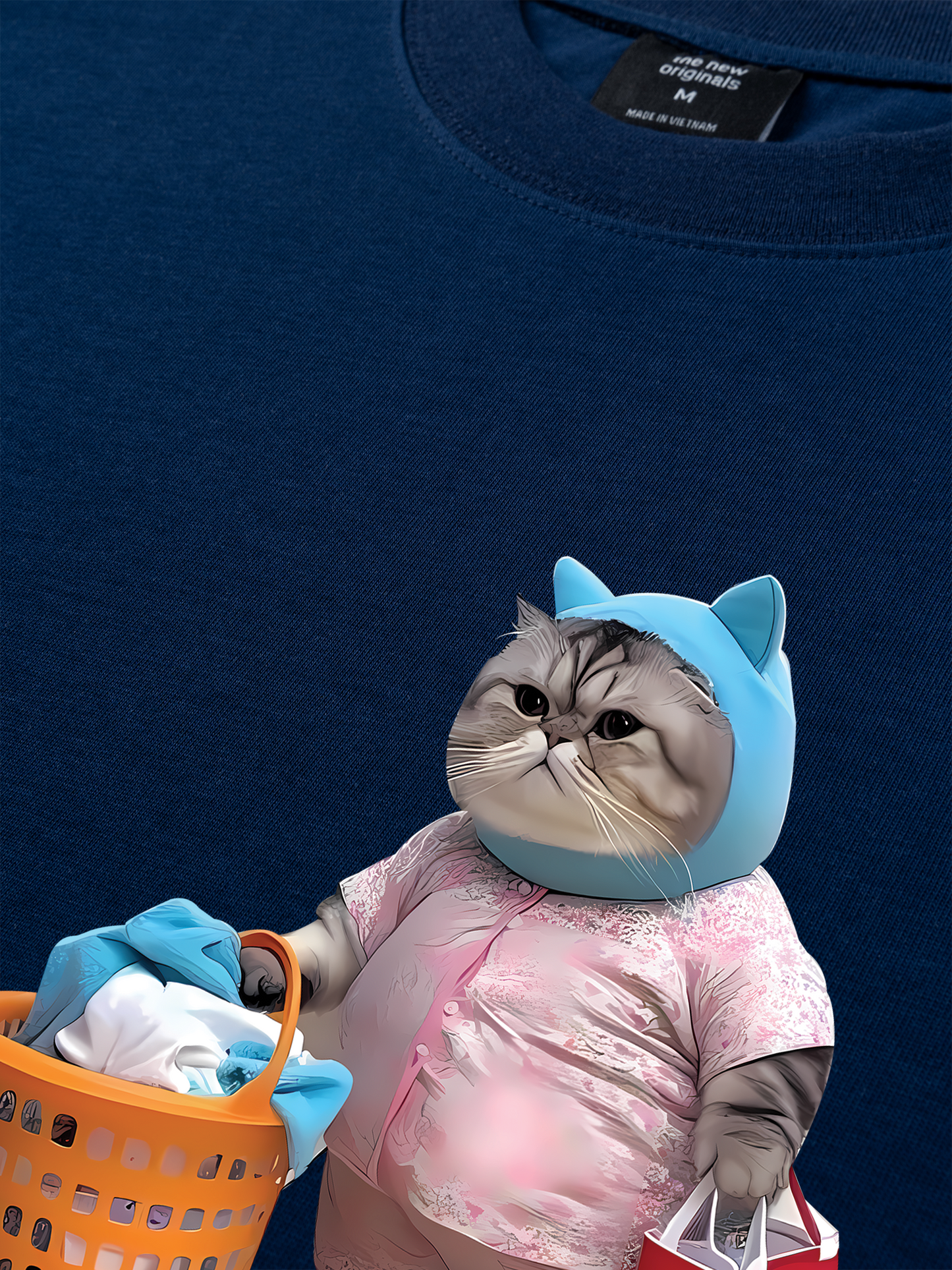 Áo Thun Relaxed Fit Animal Mood Mommy Meow