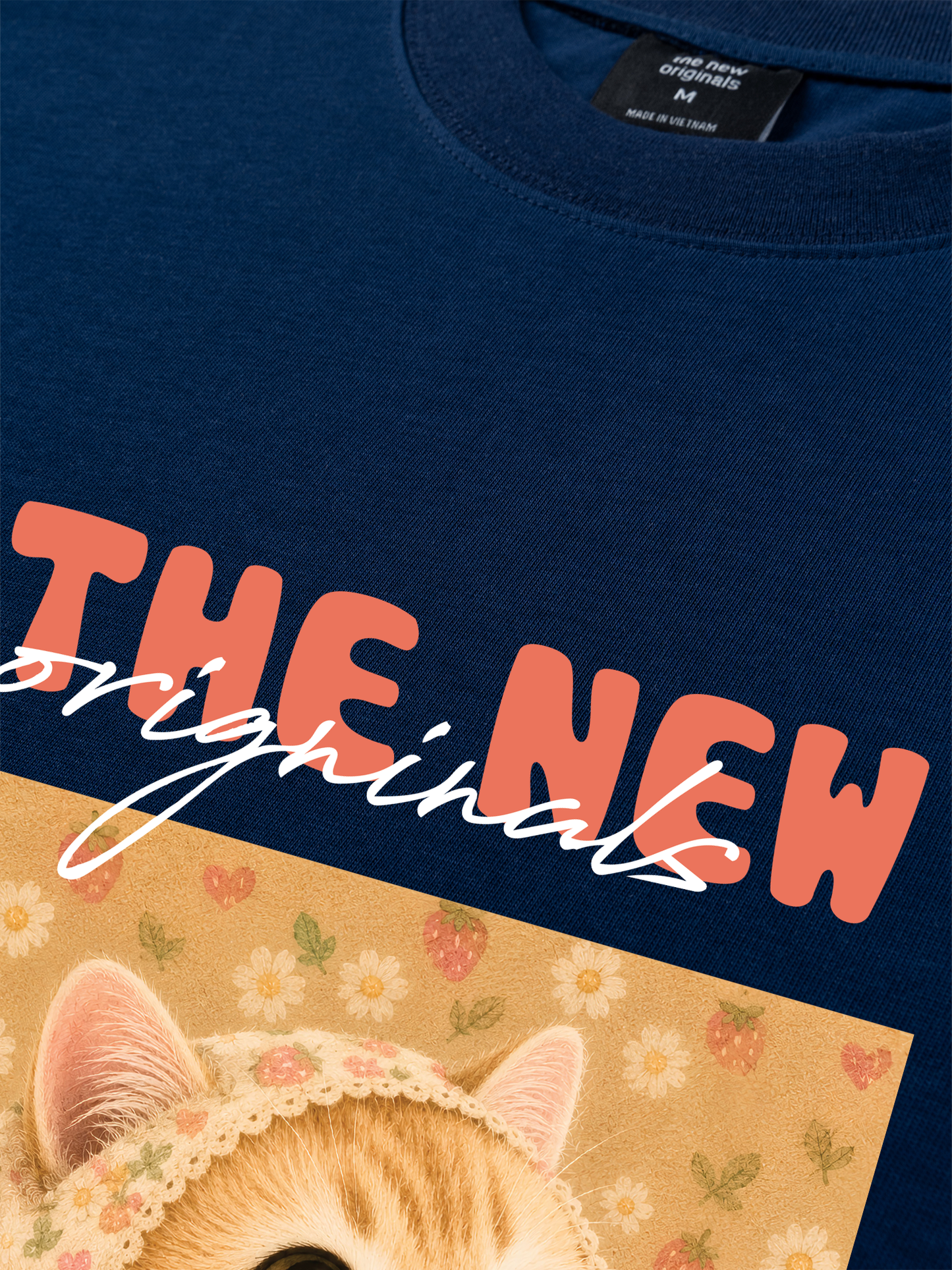 Áo Thun Relaxed Fit Honey Bubble Meow