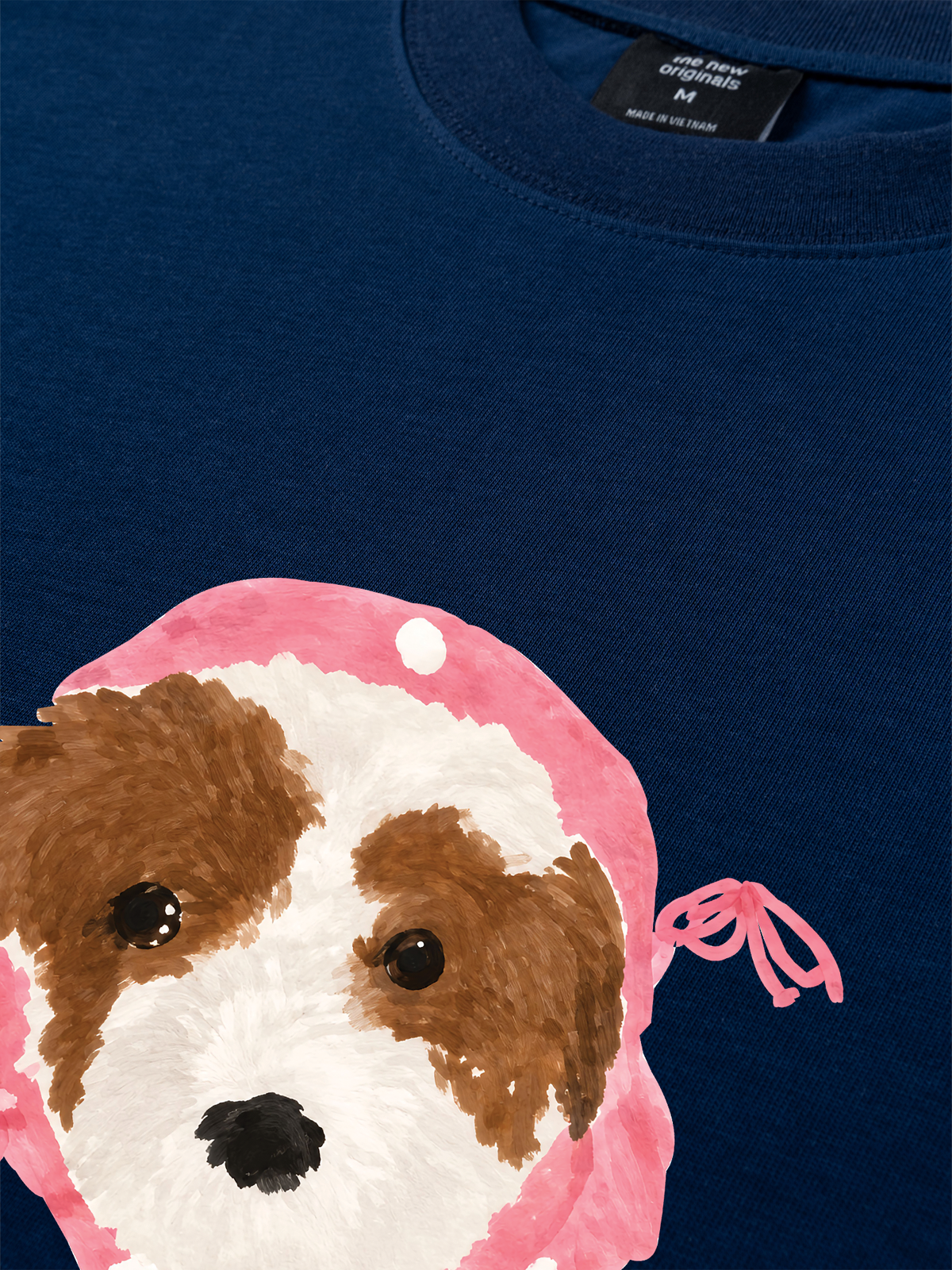 Áo Thun Relaxed Fit Pink Dots Puppy