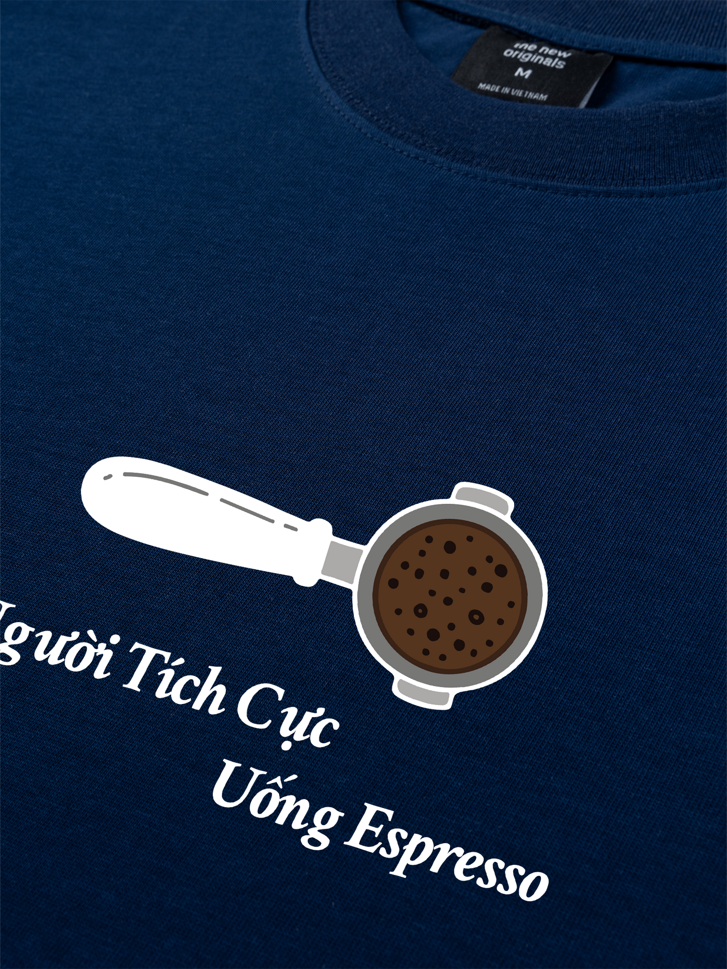 Áo Thun Relaxed Fit Người Tích Cực Uống Espresso