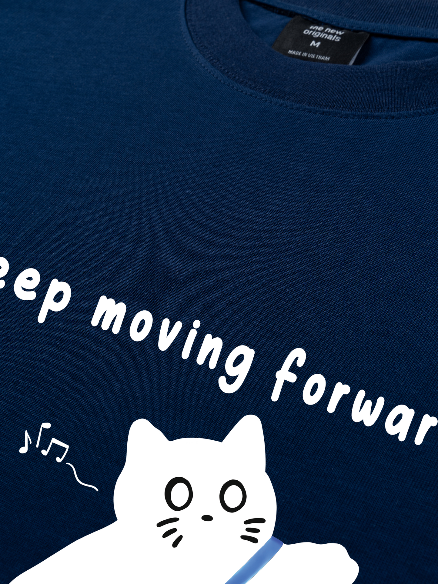Áo Thun Relaxed Fit Animal Mood Keep Moving Forward