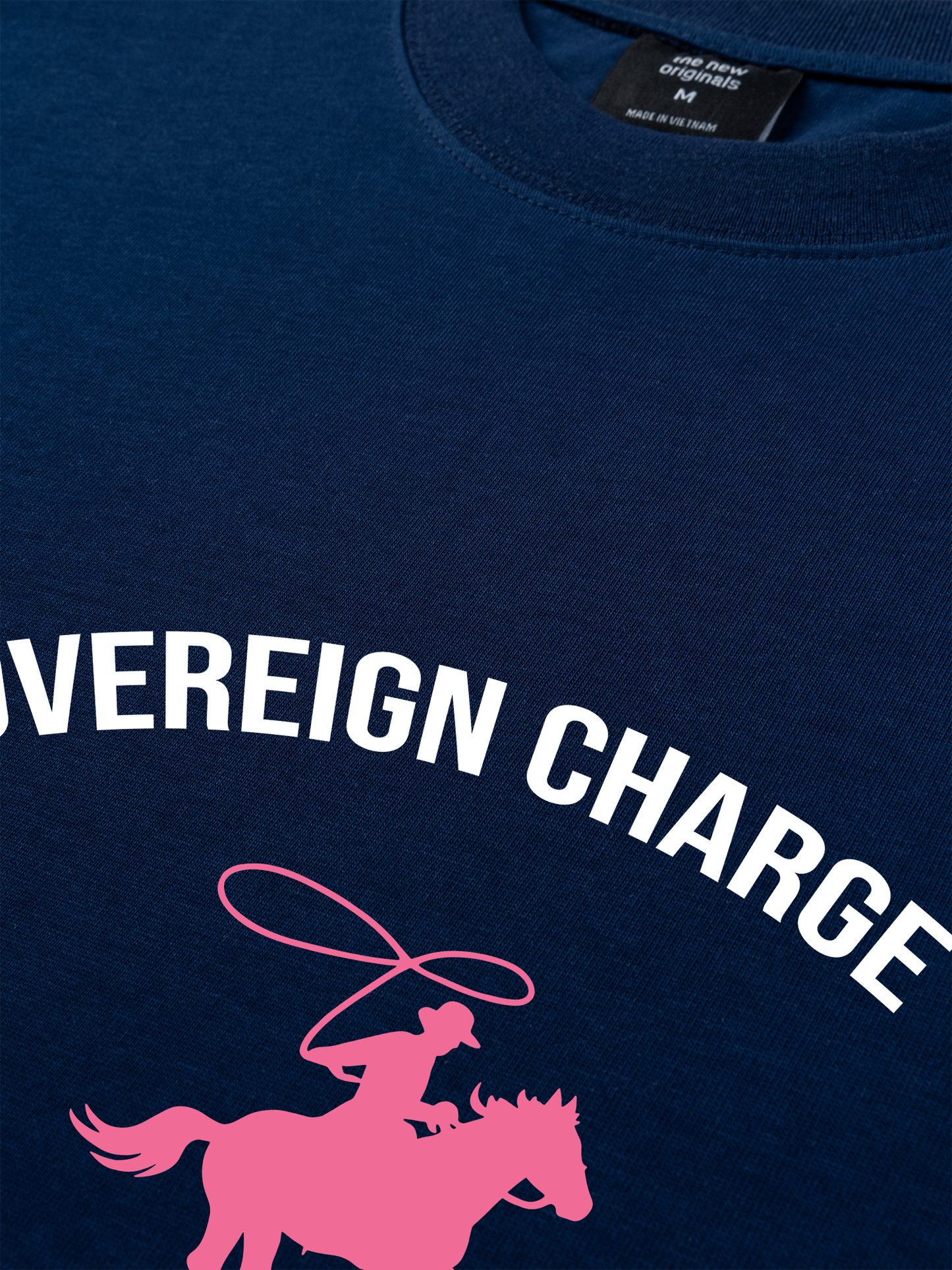 Áo Thun Relaxed Fit SOVERREIGN CHARGE PINK HORSE