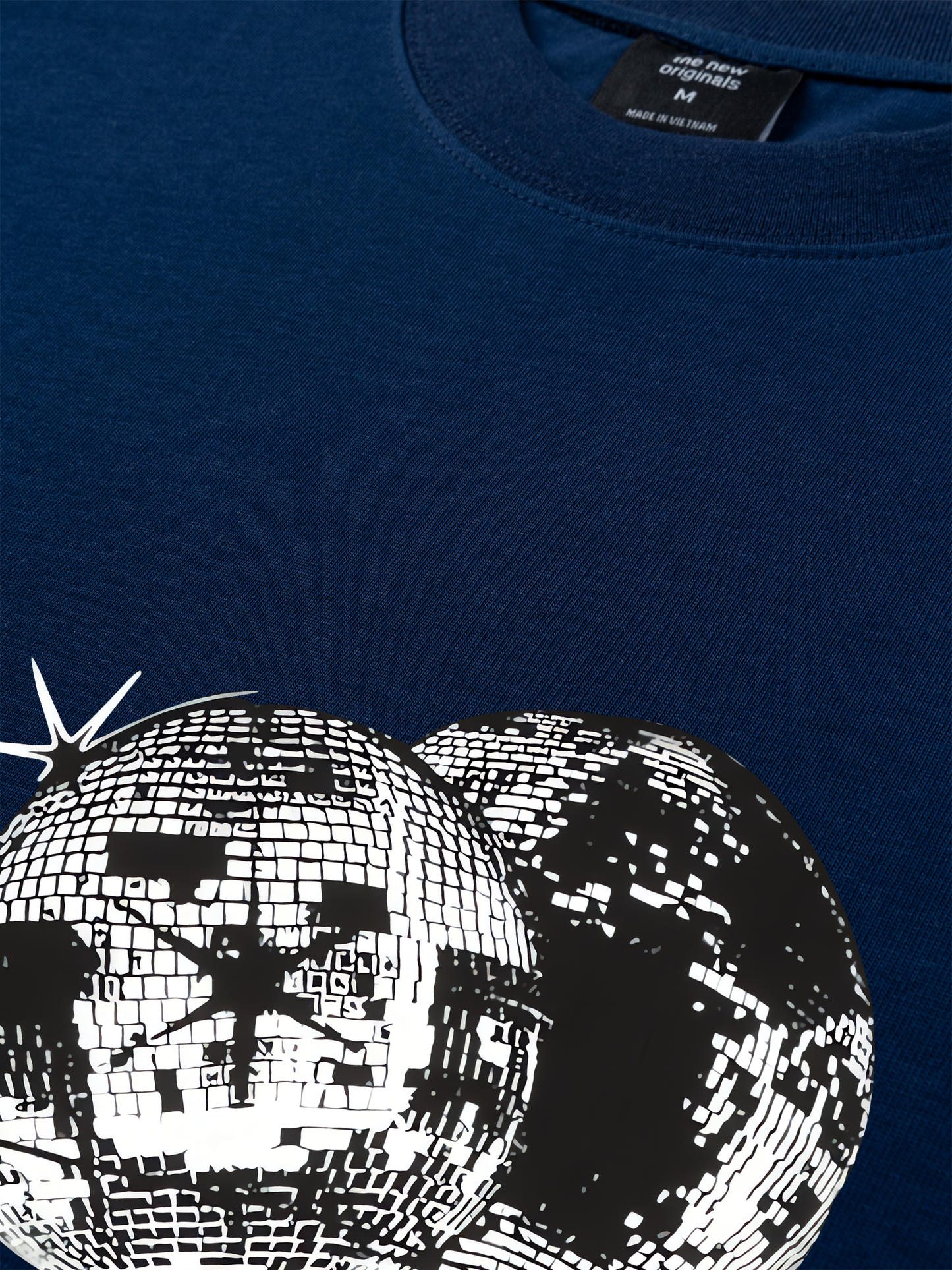 Áo Thun Relaxed Fit Retro 90s Disco Ball